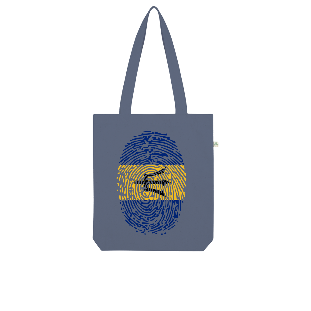 Barbados-Fingerprint Organic Tote Bag