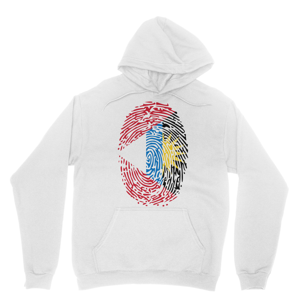 Antigua and Barbuda-Fingerprint Classic Adult Hoodie