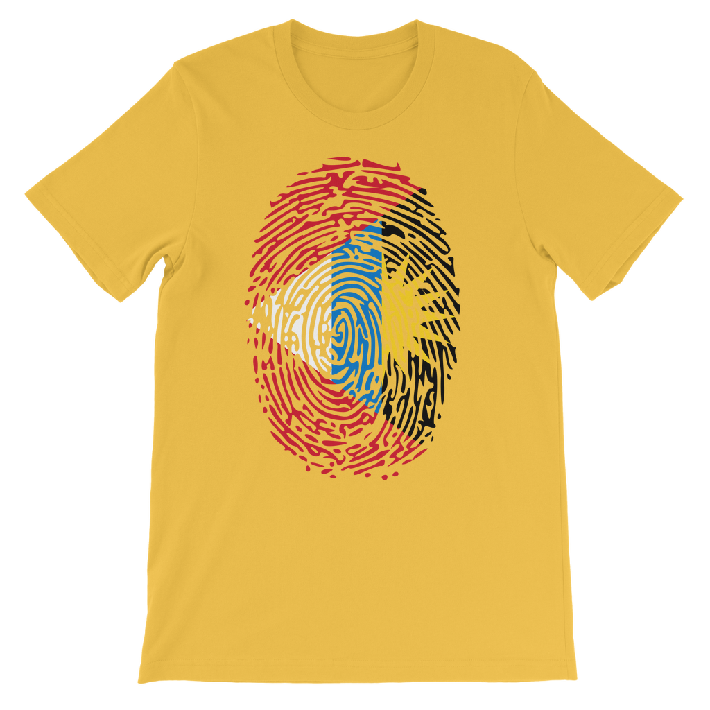 Antigua and Barbuda-Fingerprint Premium Kids T-Shirt