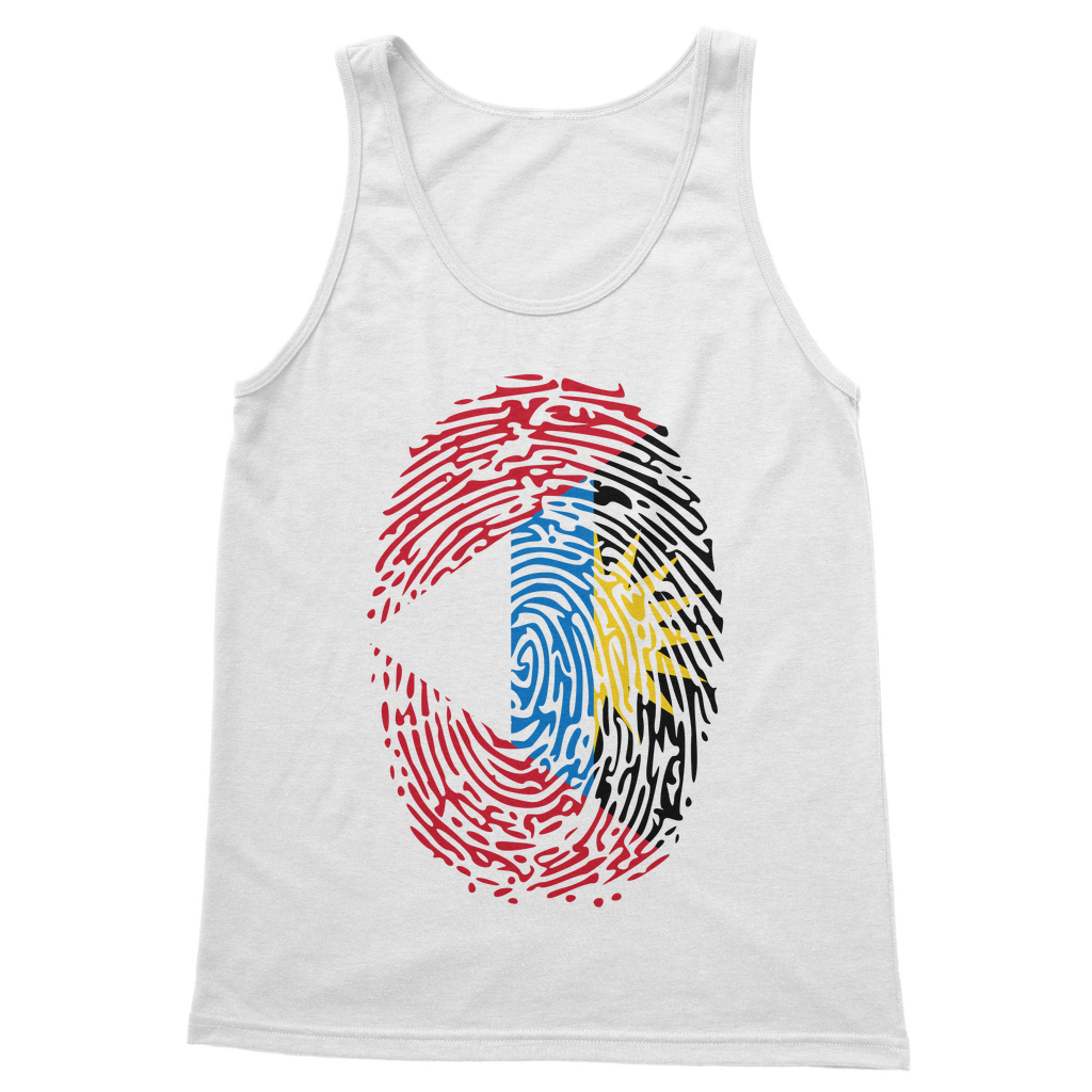 Antigua and Barbuda-Fingerprint Classic Adult Vest Top