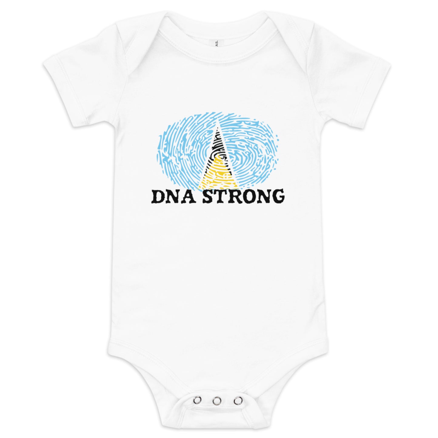 St. Lucia DNA Baby short sleeve one piece