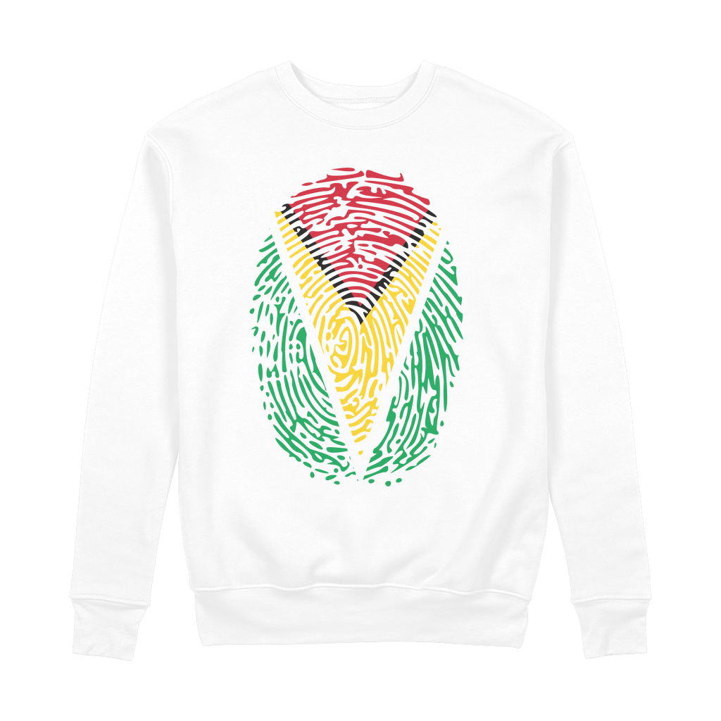 Guyana-Fingerprint 100% Organic Cotton Sweatshirt