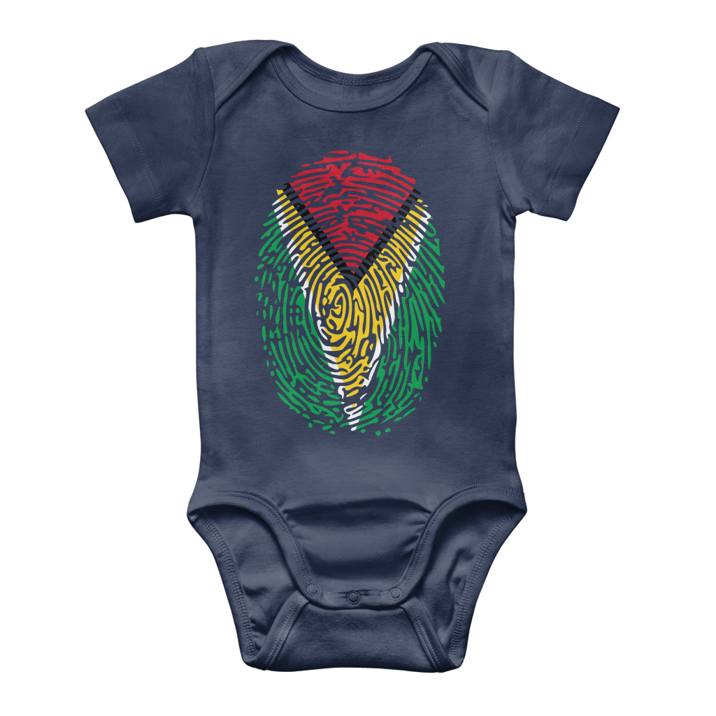 Guyana-Fingerprint Classic Baby Onesie Bodysuit