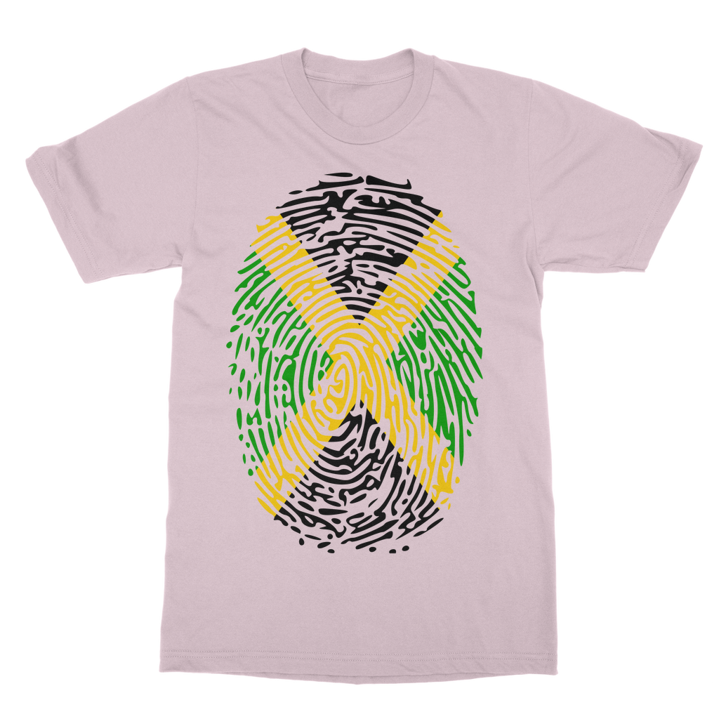 Jamaica-Fingerprint T-Shirt Dress