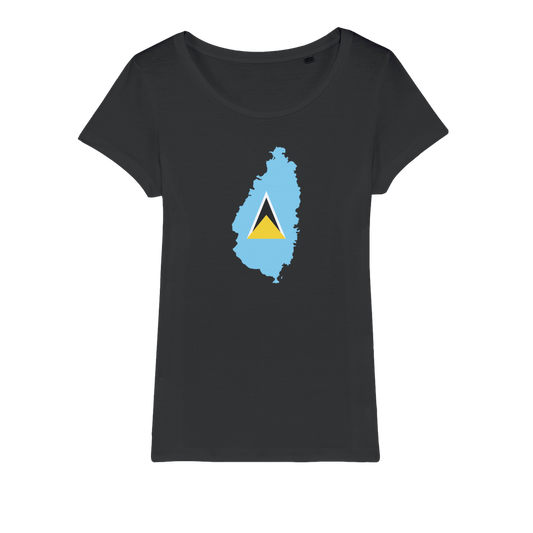 ST. LUCIA Organic Jersey Womens T-Shirt