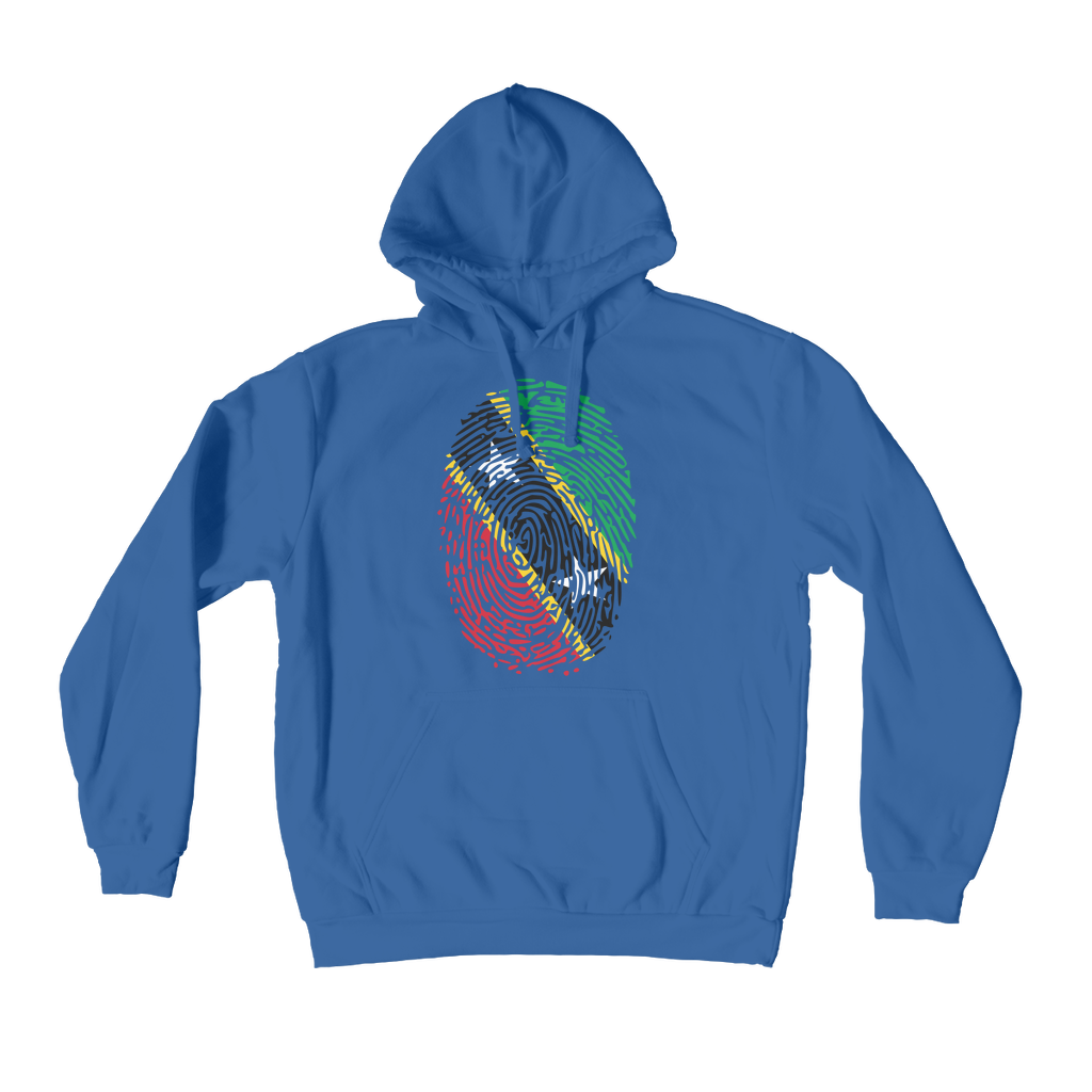 Saint Kitts and Nevis Fingerprint Bahamas Premium Adult Hoodie