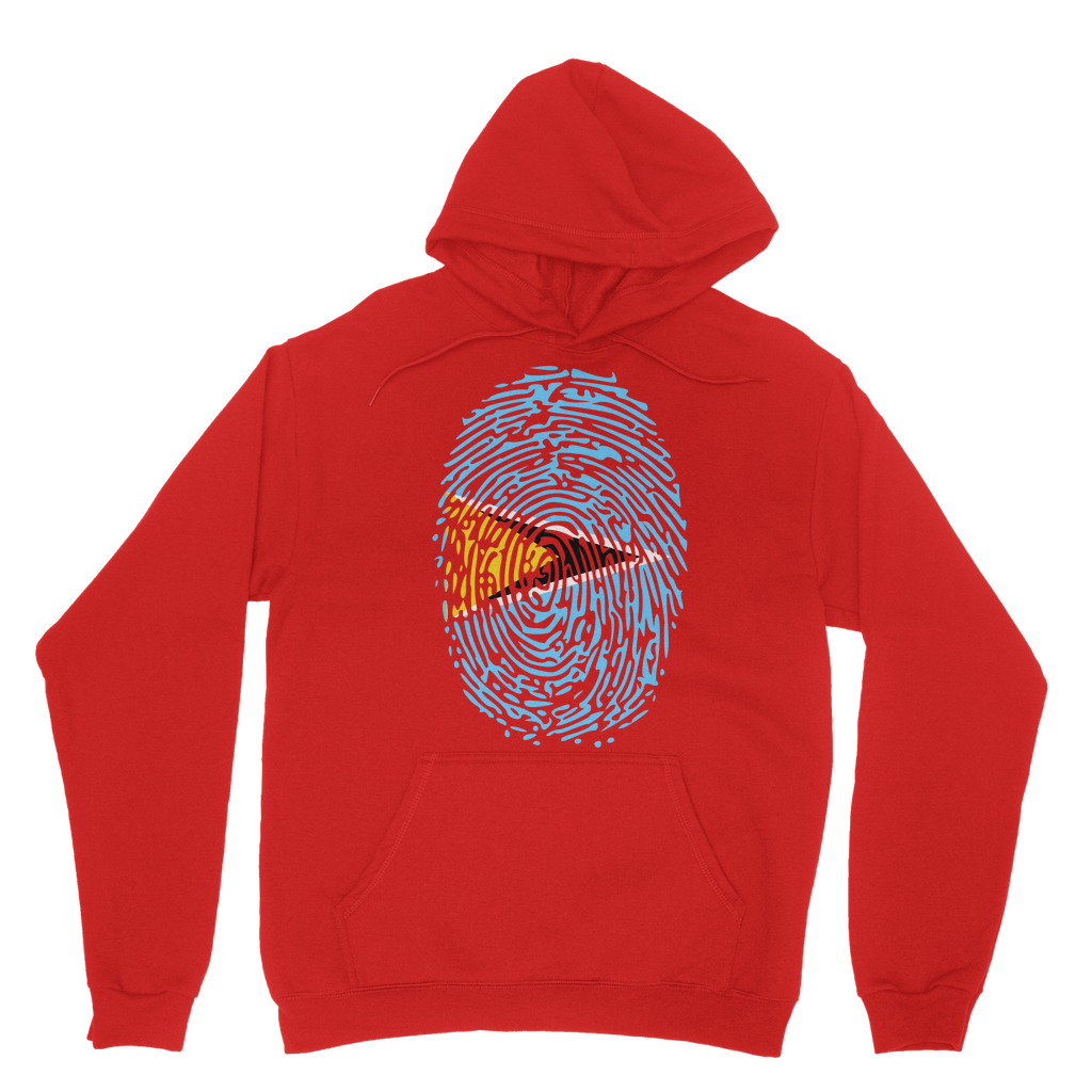 Saint Lucia Fingerprint Classic Adult Hoodie