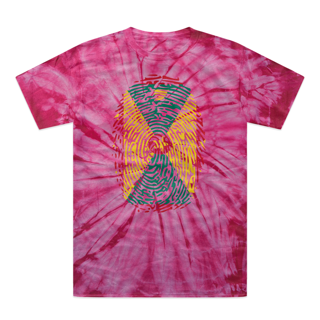 Grenada Fingerprint Tonal Spider Tie-Dye T-Shirt