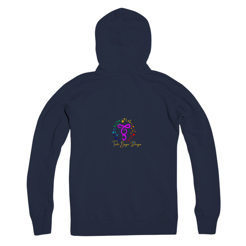 Bahamas Fingerprint Premium Adult Zip Hoodie