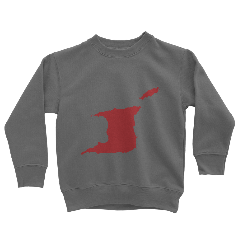 Trini and Tobago Map Classic Kids Sweatshirt