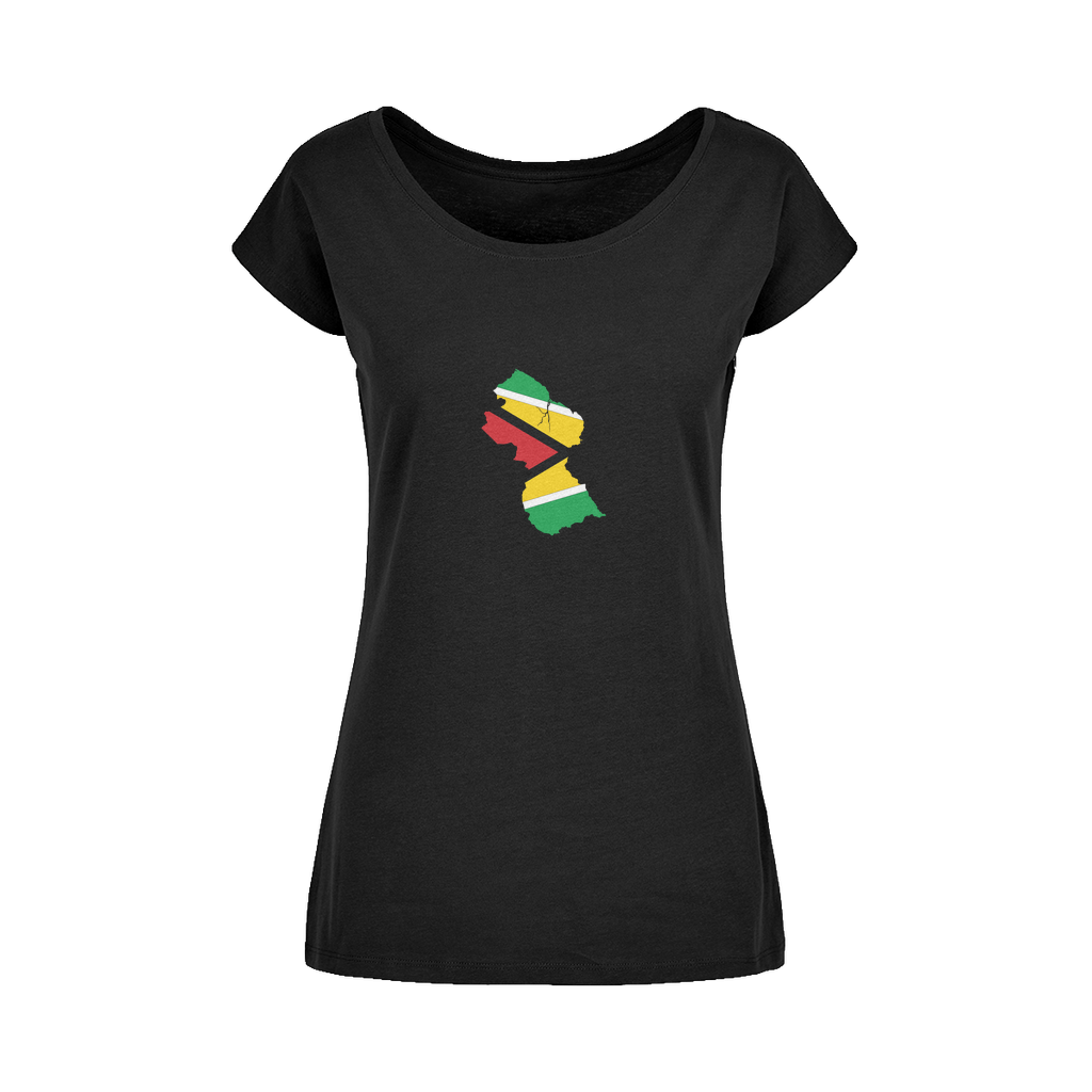 GUYANA Wide Neck Womens T-Shirt XS-5XL