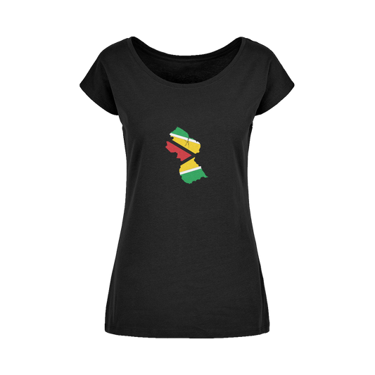 GUYANA Wide Neck Womens T-Shirt XS-5XL