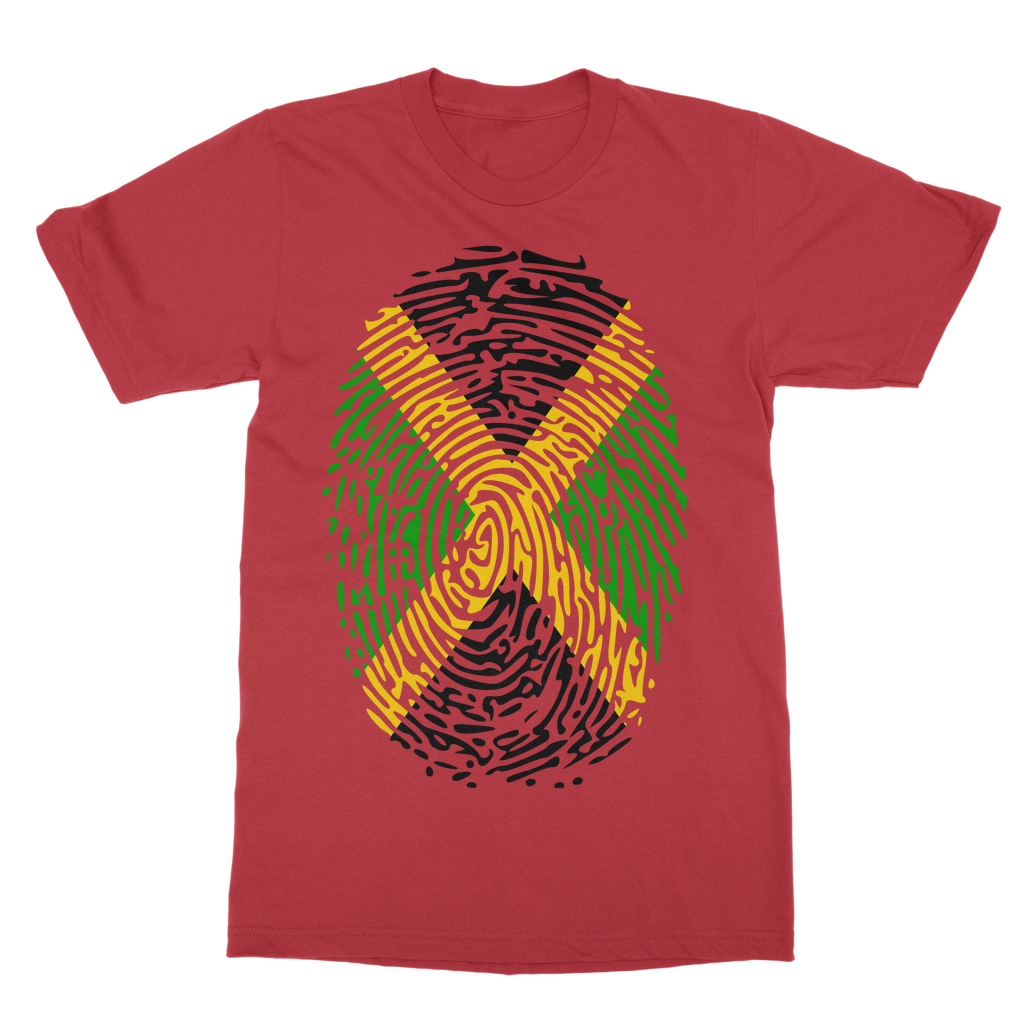 Jamaica-Fingerprint T-Shirt Dress