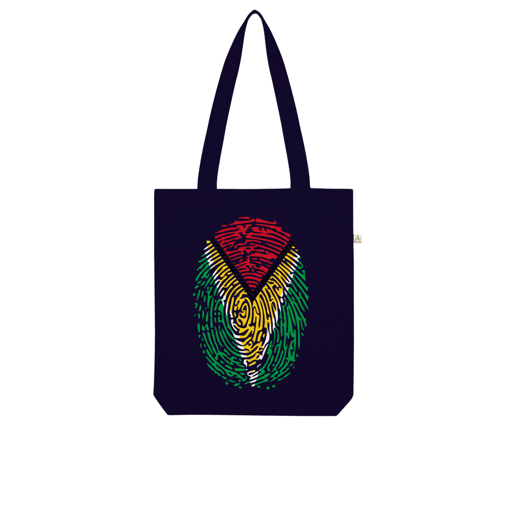 Guyana-Fingerprint Organic Tote Bag