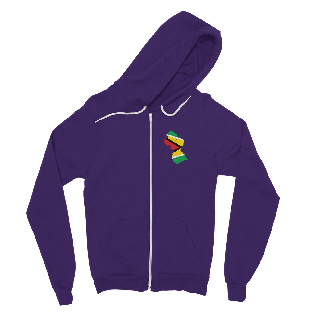 GUYANA Classic Adult Zip Hoodie