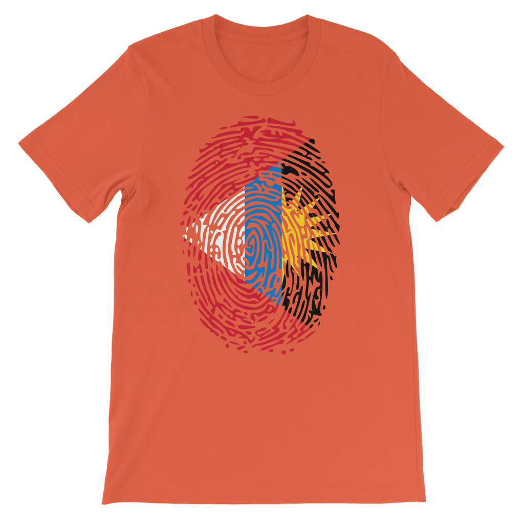 Antigua and Barbuda-Fingerprint Classic Kids T-Shirt