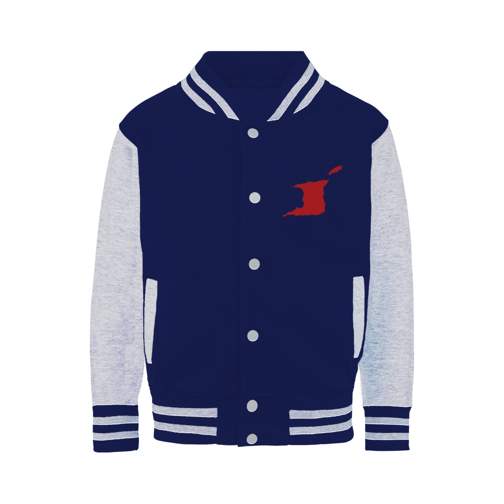 Trini and Tobago Map Varsity Jacket