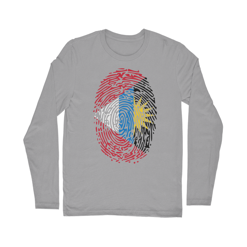 Antigua and Barbuda-Fingerprint Classic Long Sleeve T-Shirt