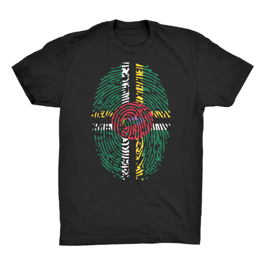 Dominica Fingerprint Organic Adult T-Shirt