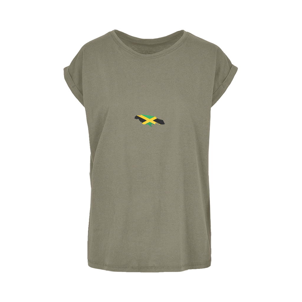 Jamaica Women's Extended Shoulder T-Shirt XS-5XL