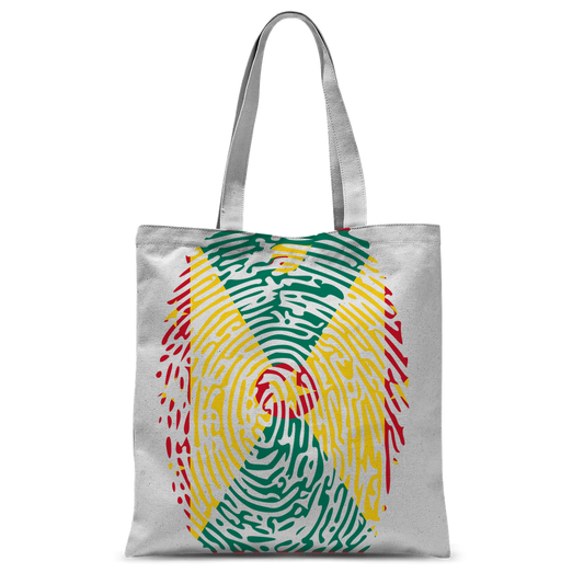 Grenada Fingerprint Classic Sublimation Tote Bag