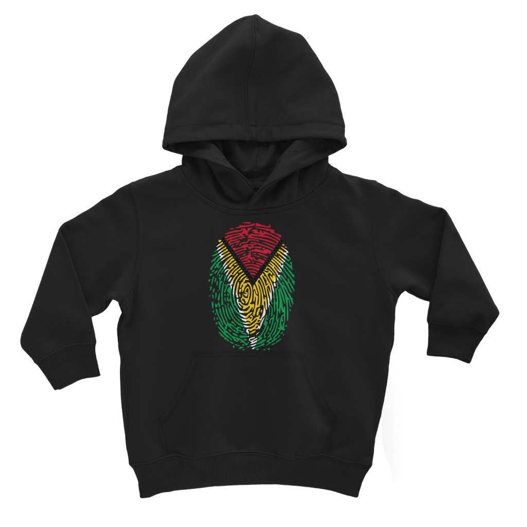 Guyana-Fingerprint Classic Kids Hoodie