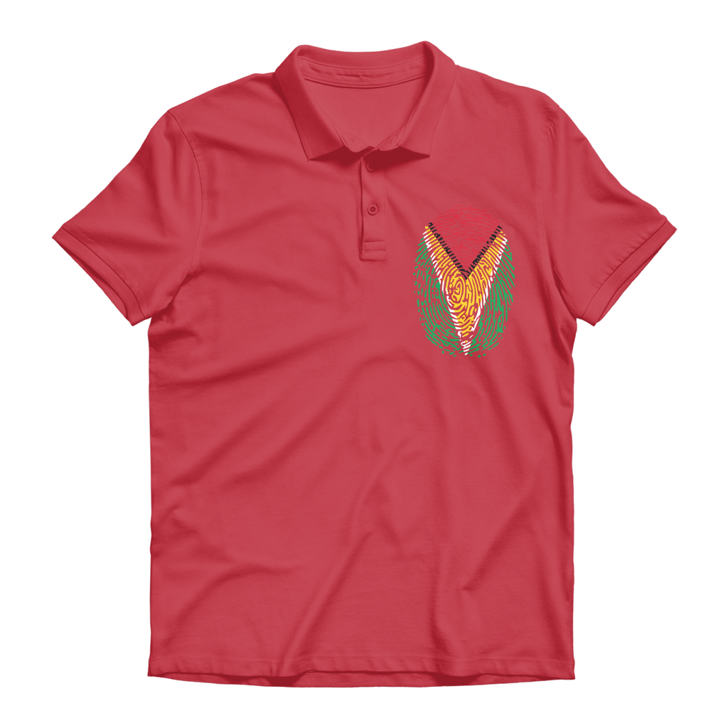 Guyana-Fingerprint Premium Adult Polo Shirt