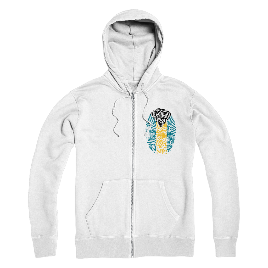 Bahamas Fingerprint Premium Adult Zip Hoodie