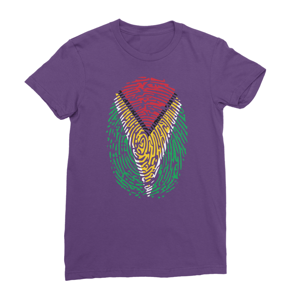 Guyana-Fingerprint Classic Women's T-Shirt