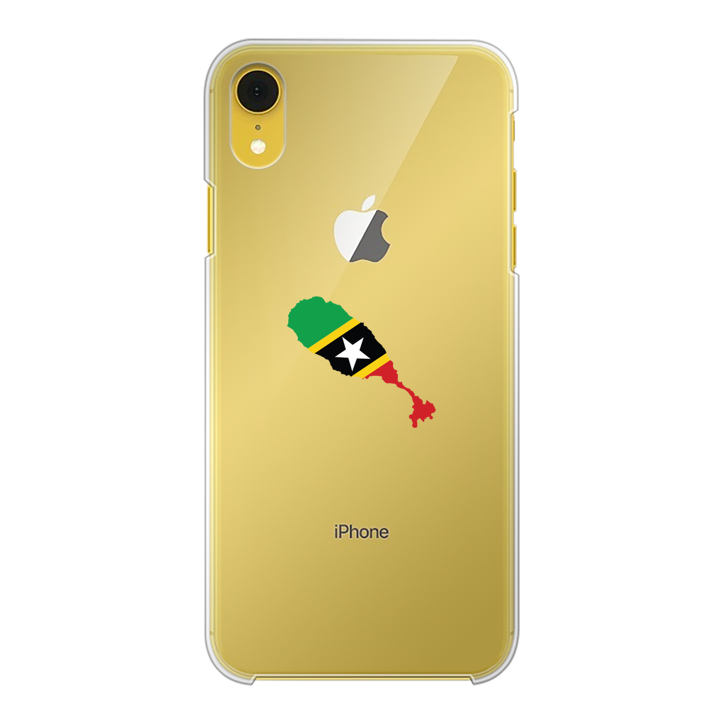 ST. KITTS & NEVIS Back Printed Transparent Hard Phone Case