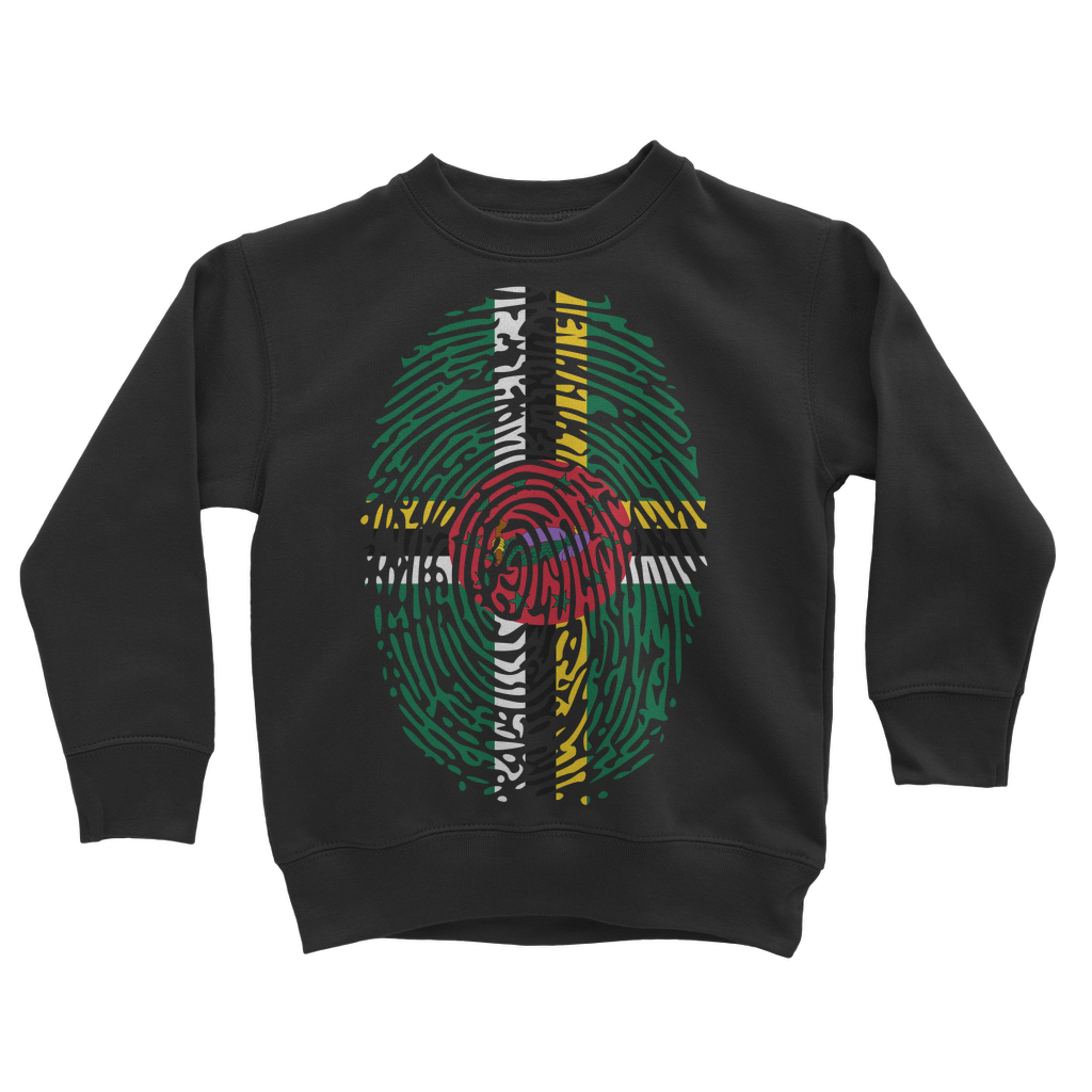 Dominica Fingerprint Classic Kids Sweatshirt