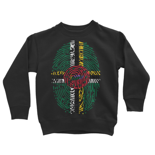 Dominica Fingerprint Classic Kids Sweatshirt