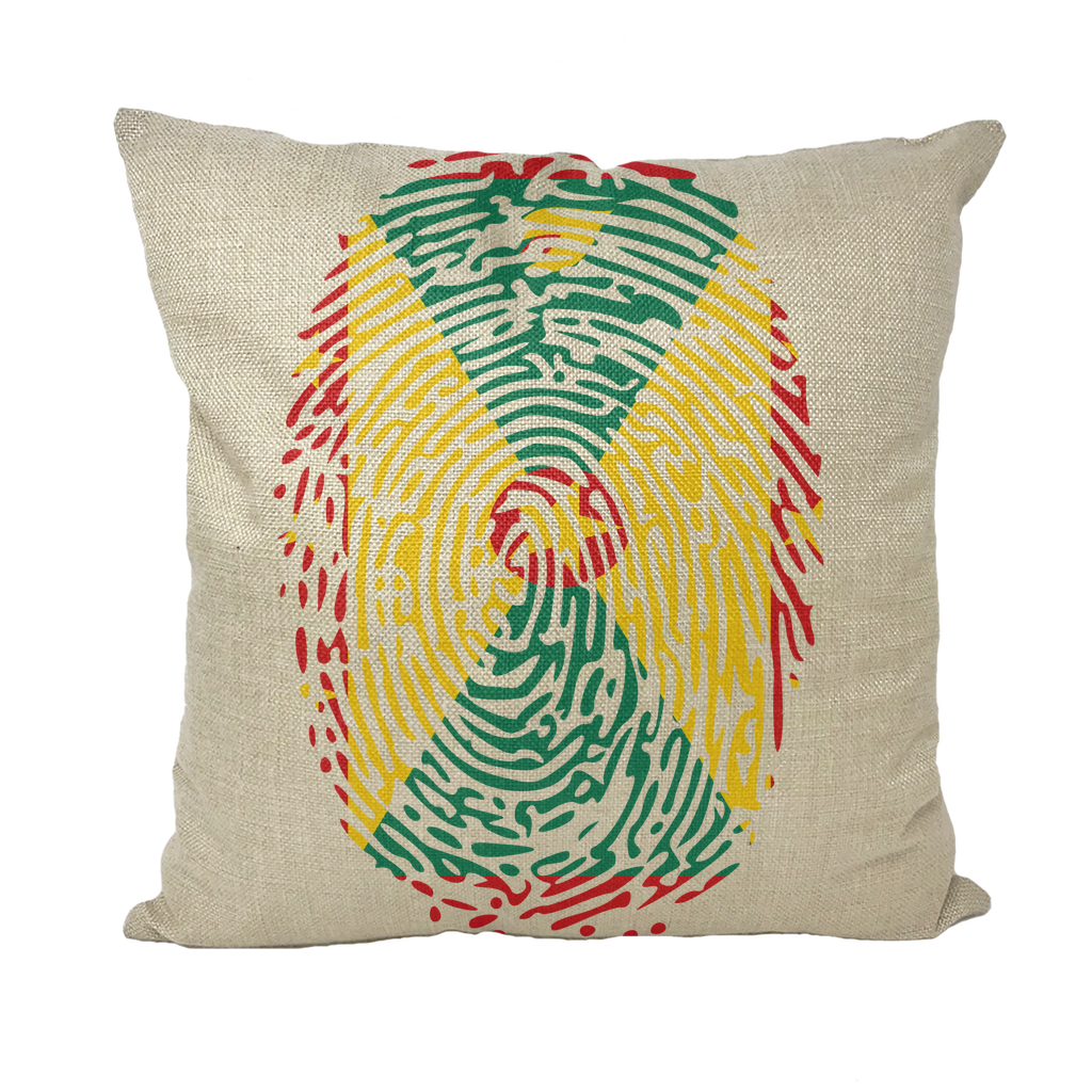 Grenada Fingerprint Throw Pillows