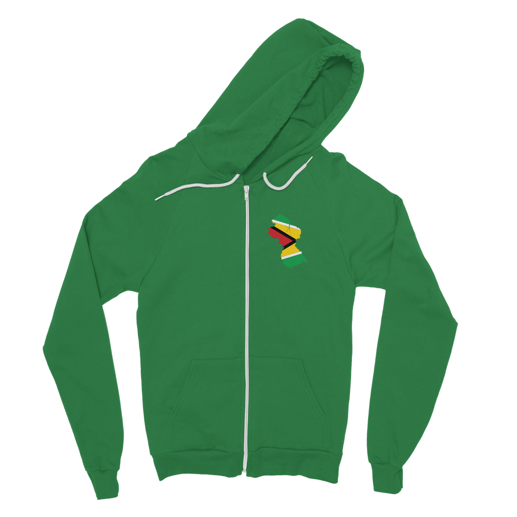 GUYANA Classic Adult Zip Hoodie