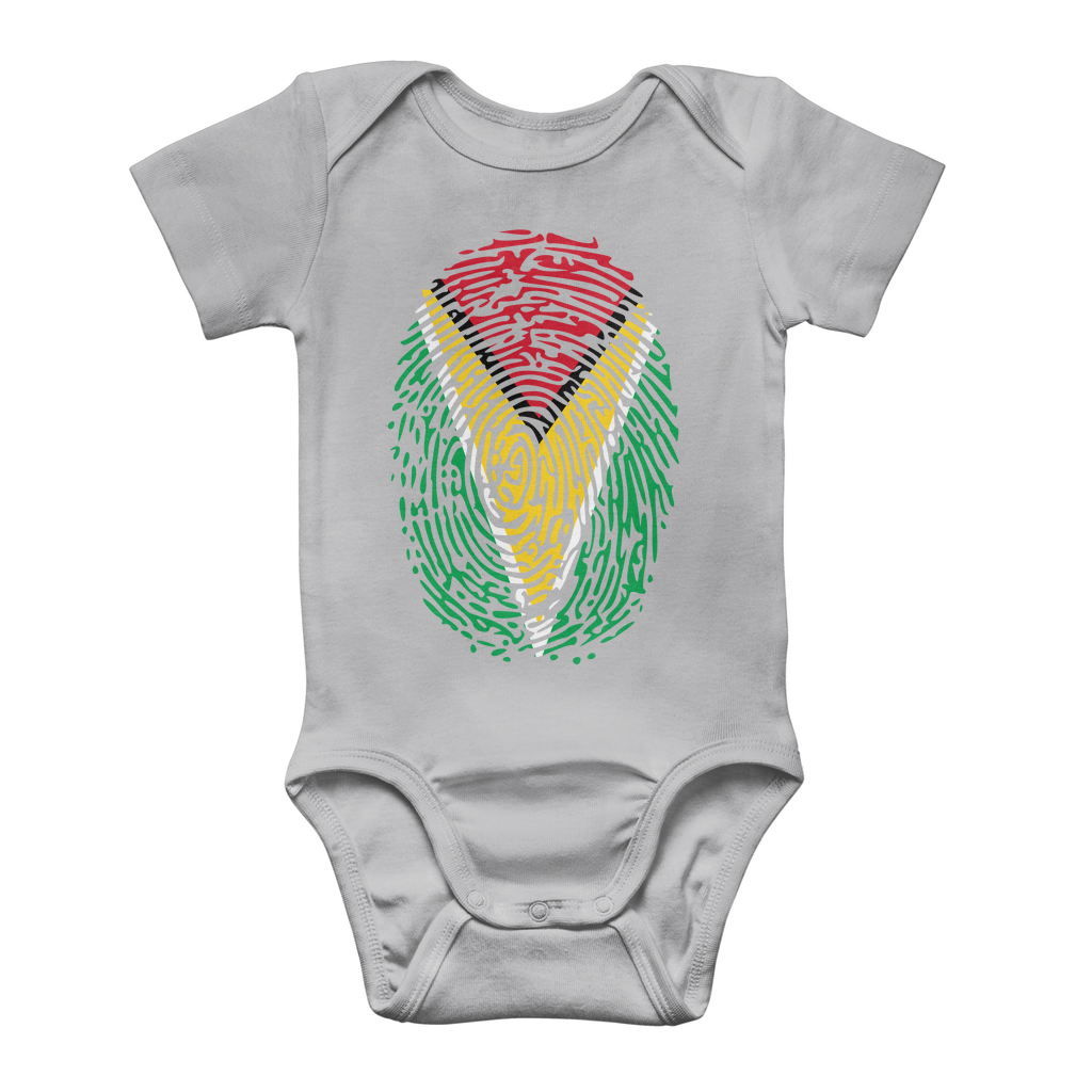 Guyana-Fingerprint Classic Baby Onesie Bodysuit