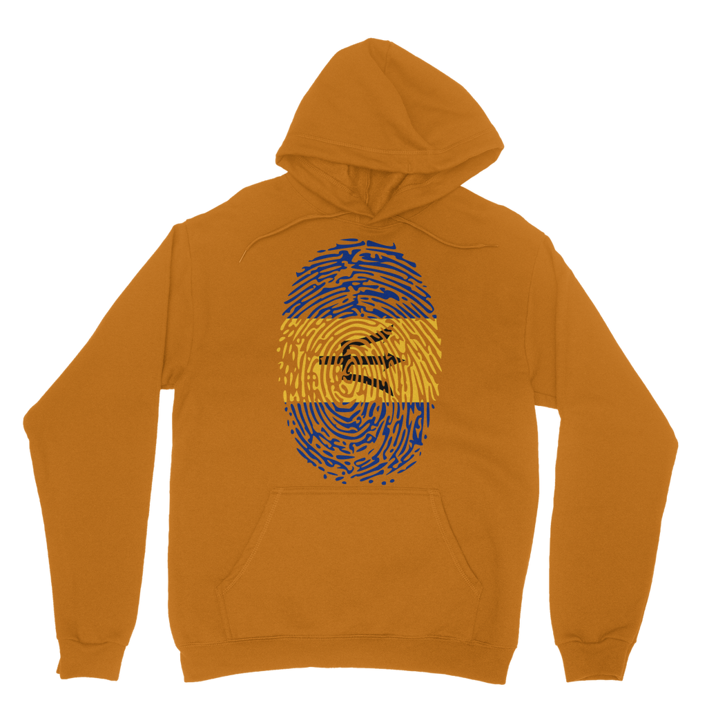 Barbados-Fingerprint Classic Adult Hoodie