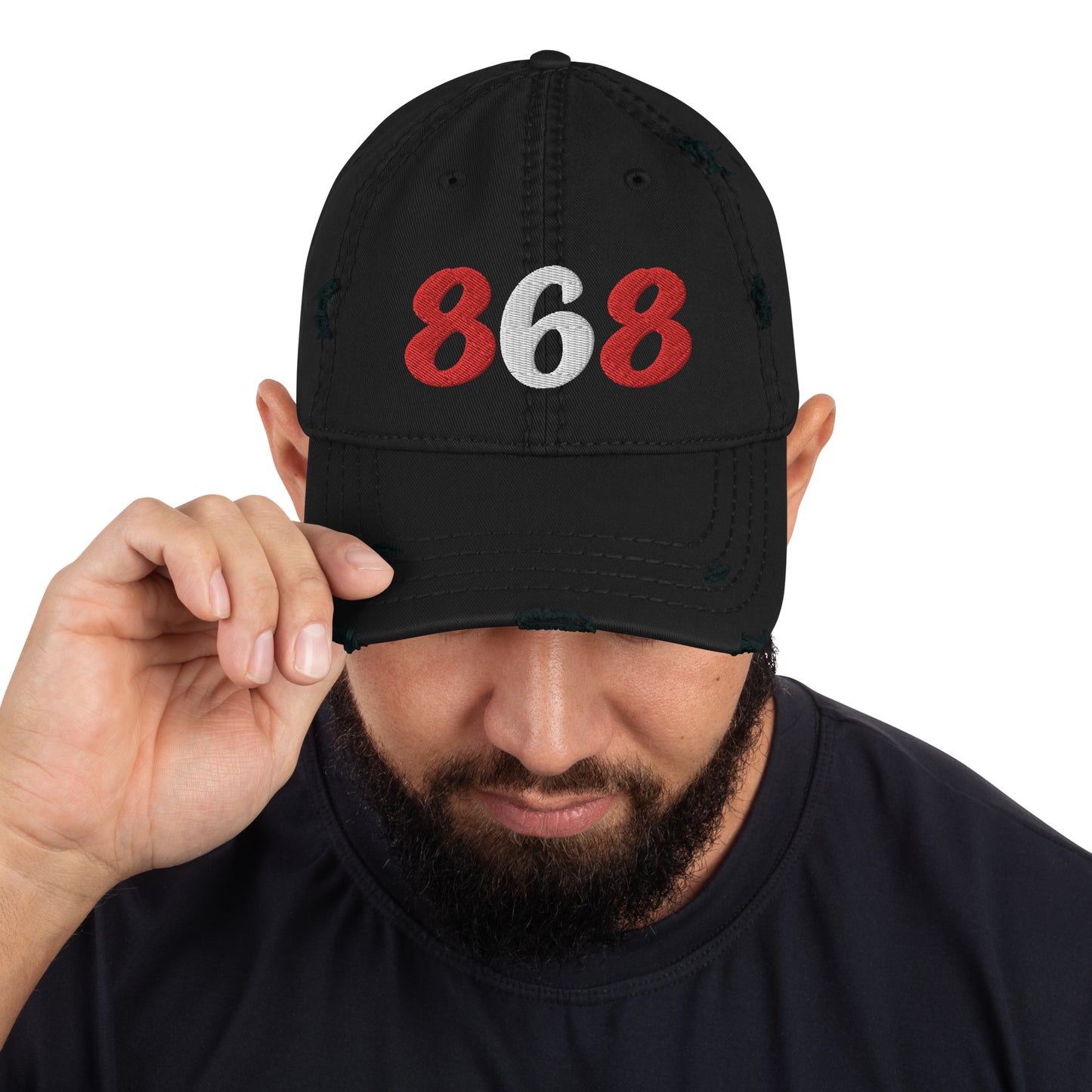 868 Distressed Hat