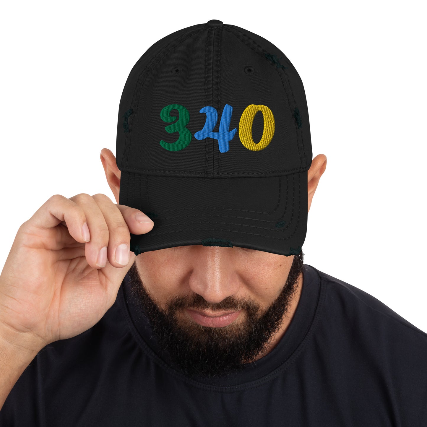 340 Distressed Hat