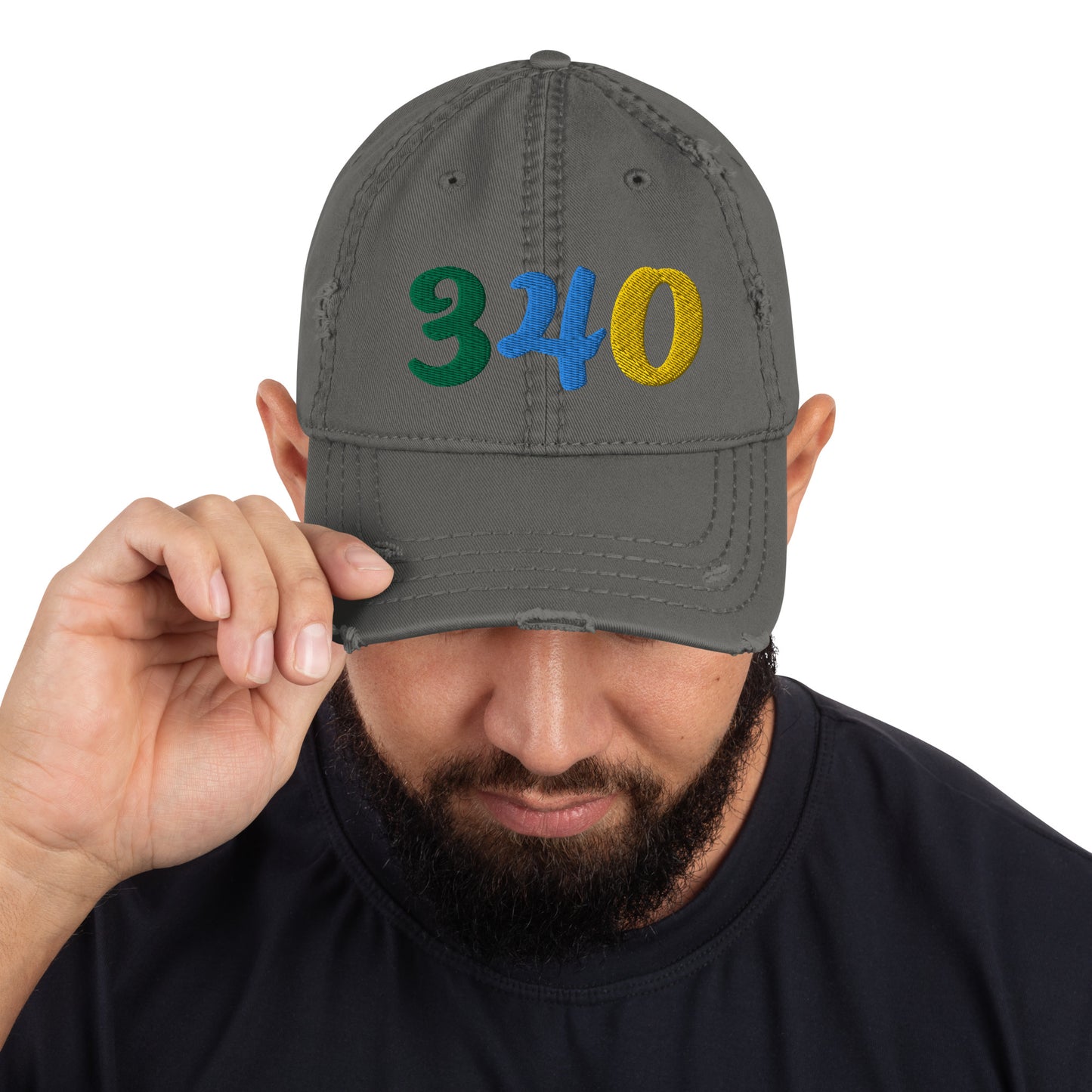 340 Distressed Hat