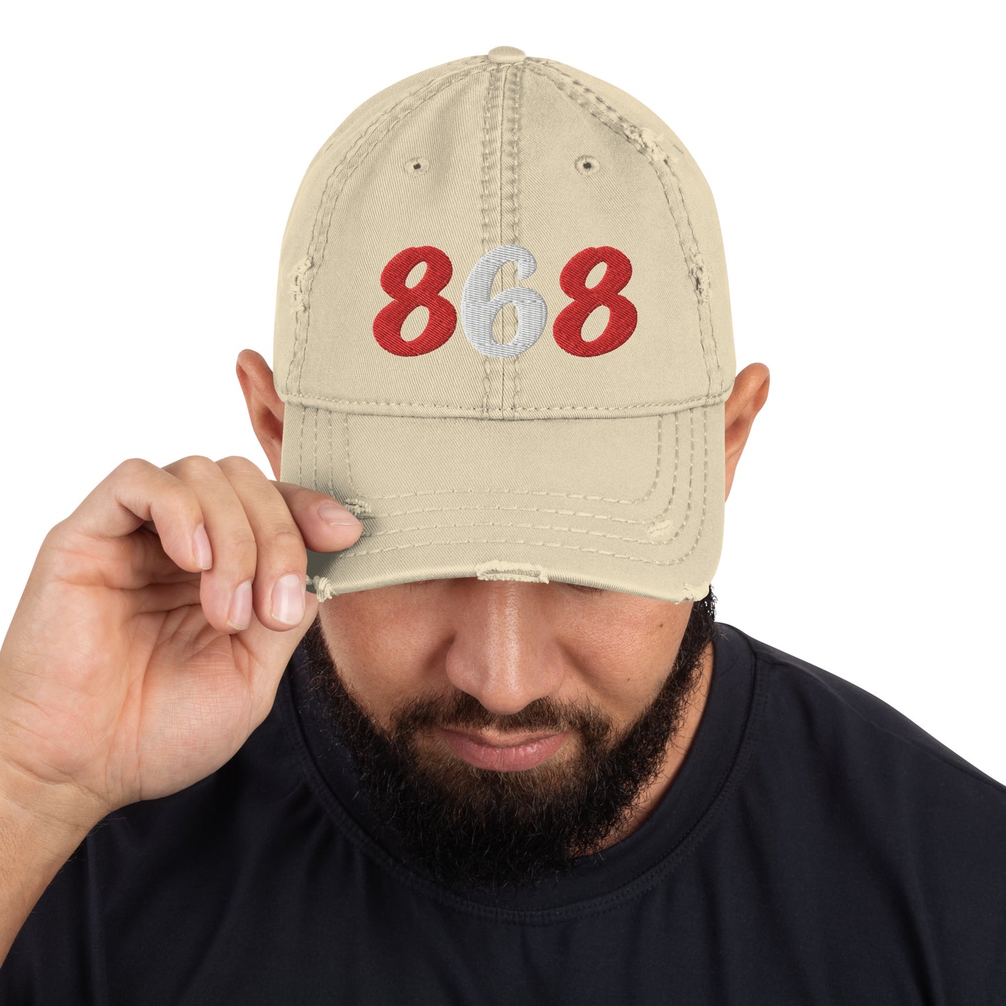 868 Distressed Hat