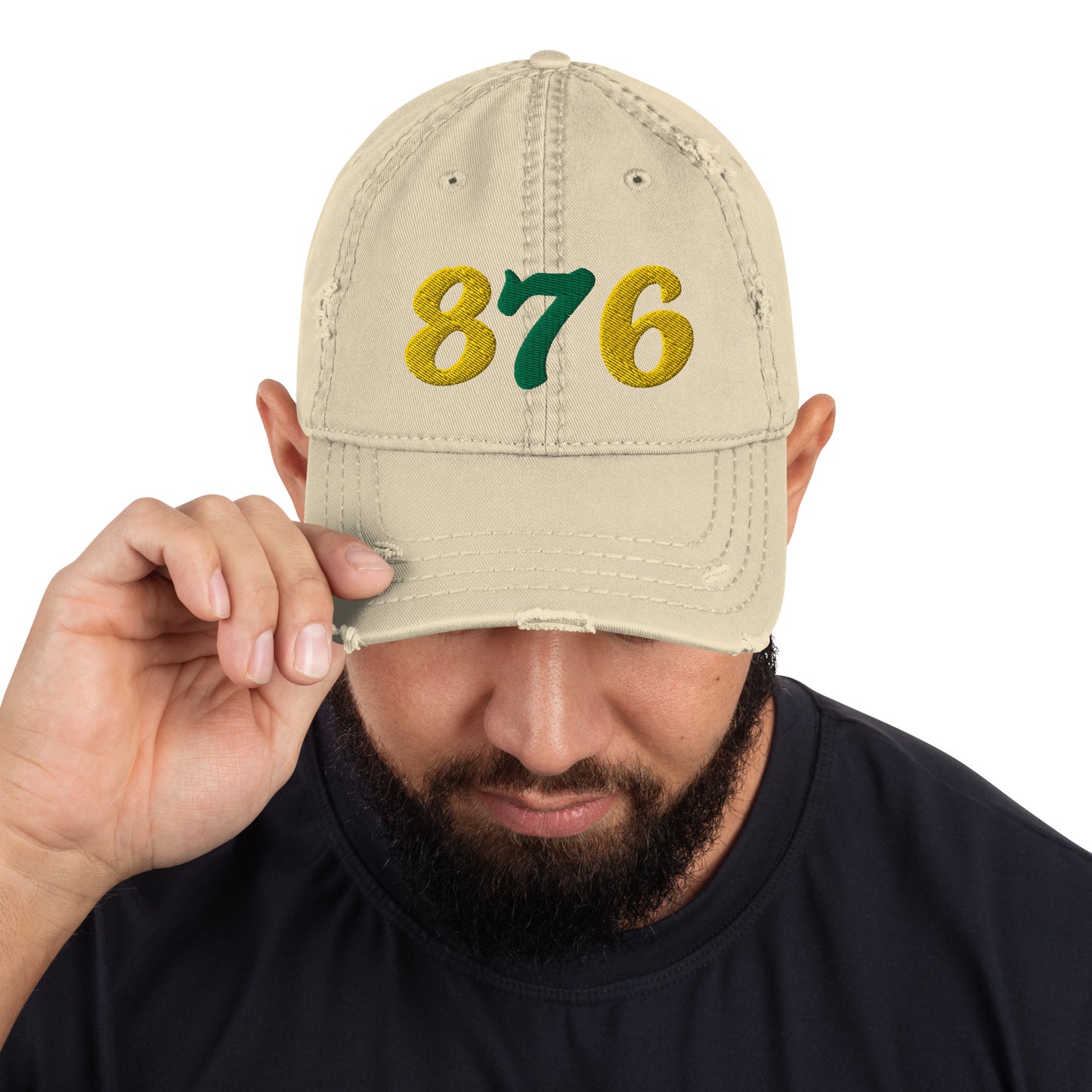 876 Distressed Hat