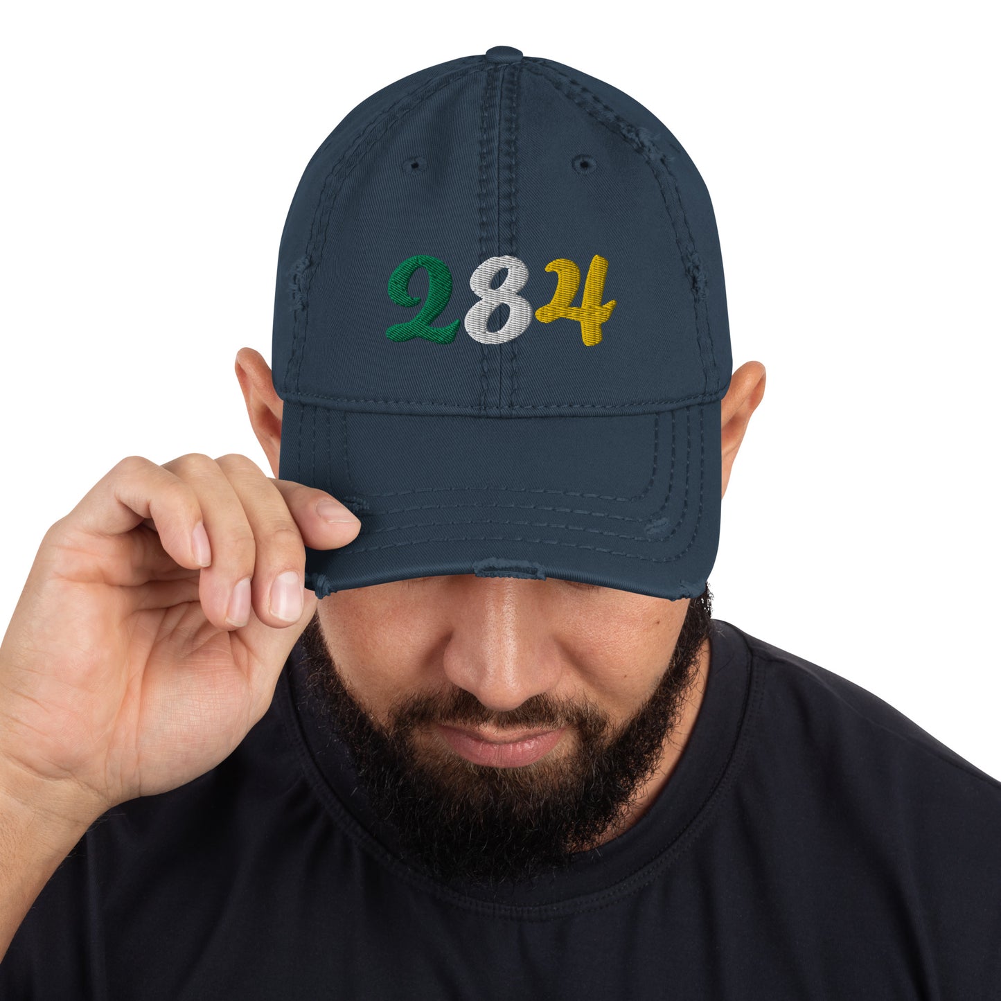 284 Distressed Hat