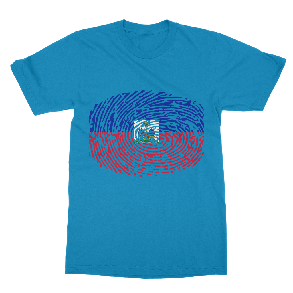 Haiti-Fingerprint Classic Adult T-Shirt