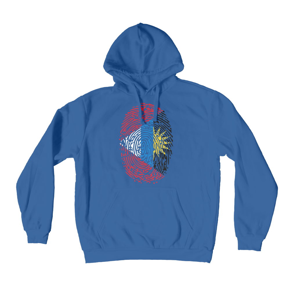 Antigua and Barbuda-Fingerprint Bahamas Premium Adult Hoodie