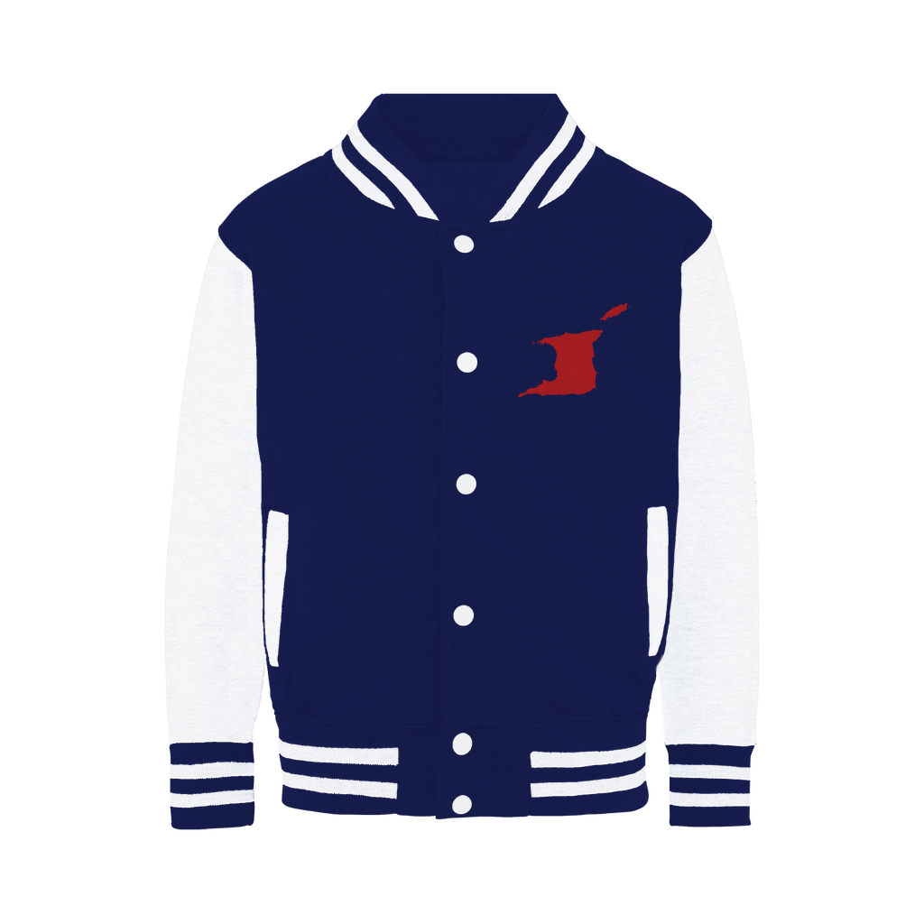 Trini and Tobago Map Varsity Jacket