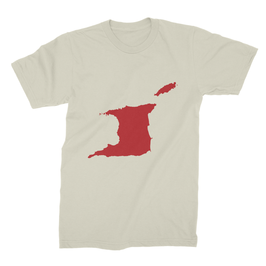 Trini and Tobago Map Premium Jersey Adult T-Shirt