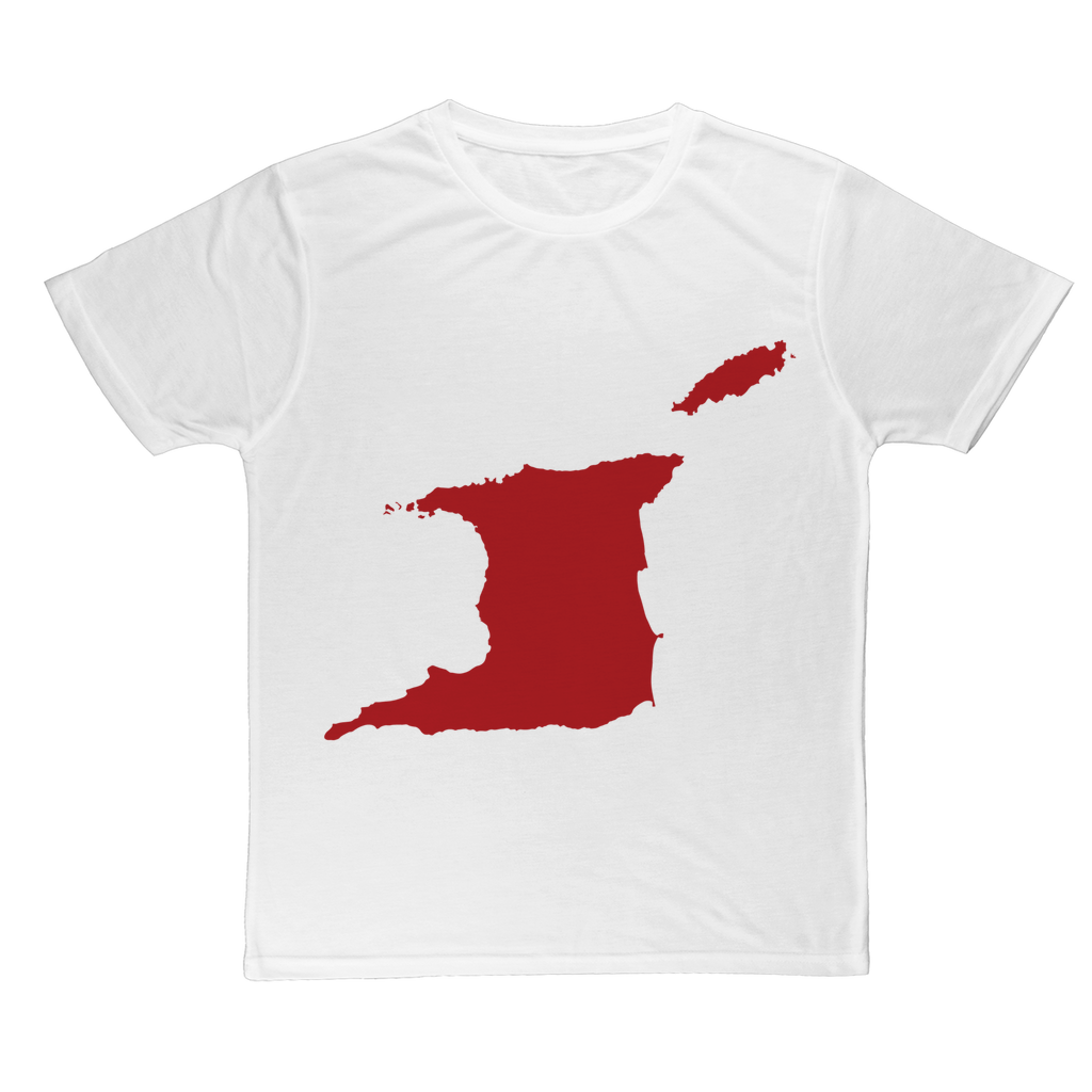 Carte de Trini et Tobago T-shirt adulte sublimation classique