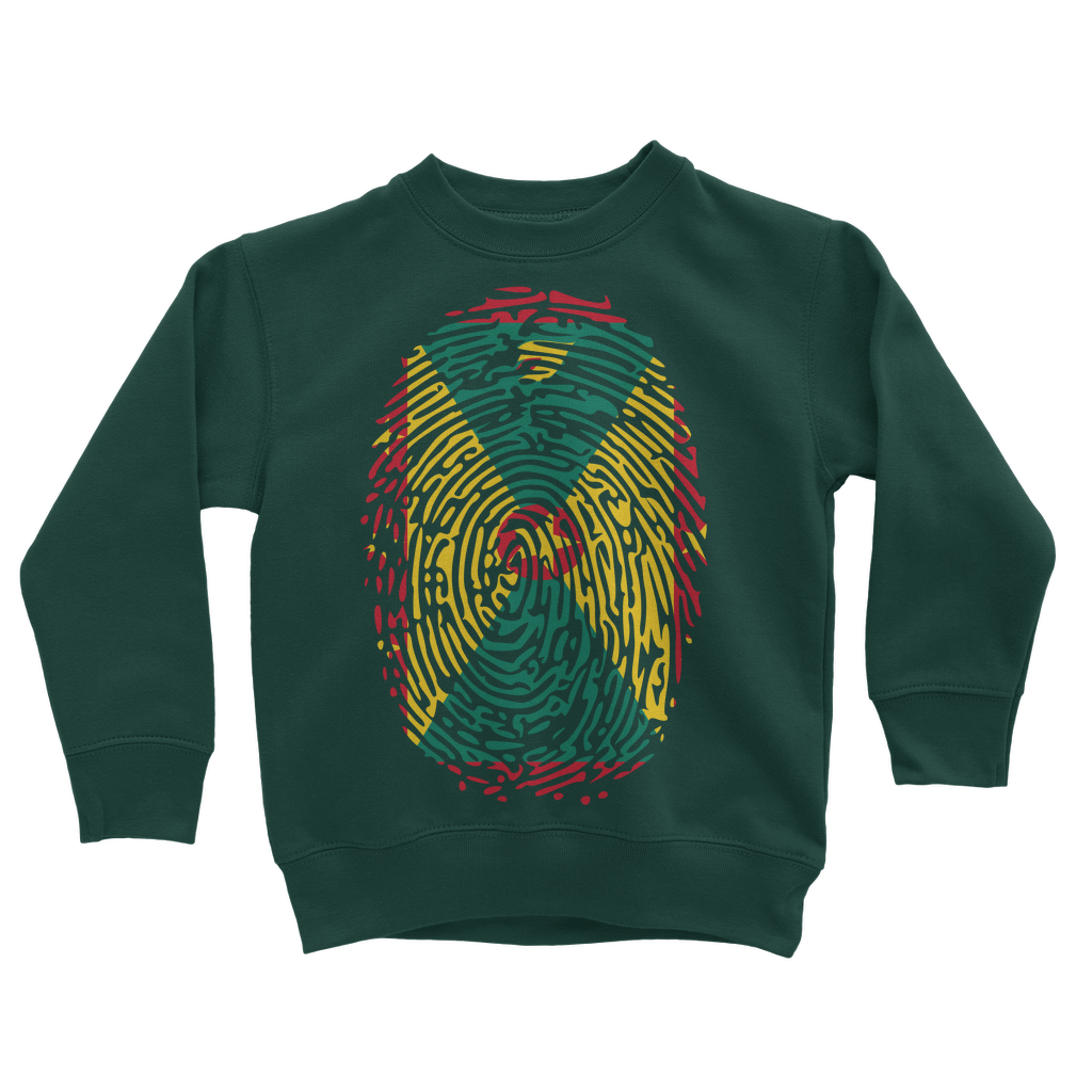 Grenada Fingerprint Classic Kids Sweatshirt