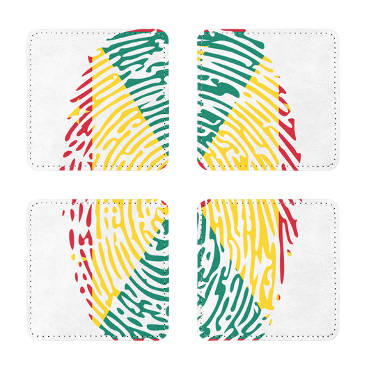 Grenada Fingerprint Sublimation Coasters Pack of Four