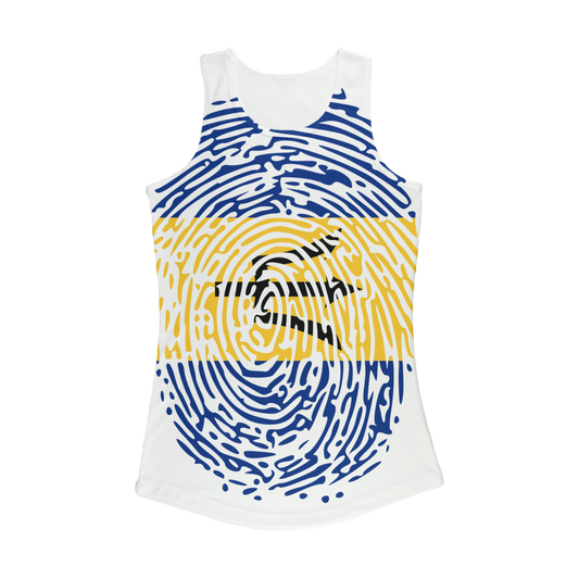 Barbados-Fingerprint Women Performance Tank Top